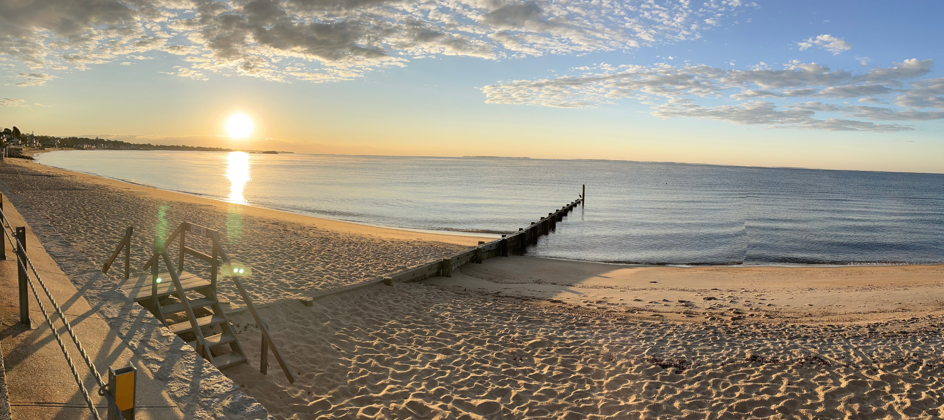 IMAGE OF SUNRISE AT WEST BEACH BY WESTBROOK INN BED AND BREAKFAST IN CONNECTICUT